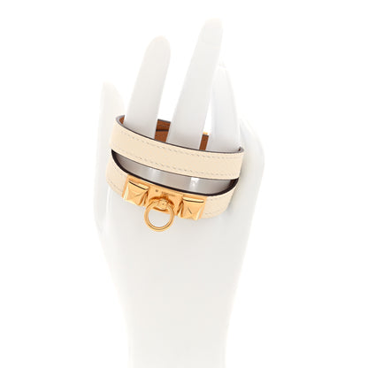 Hermes Epsom Rivale Double Tour Bracelet T2 Nata 2 of 6
