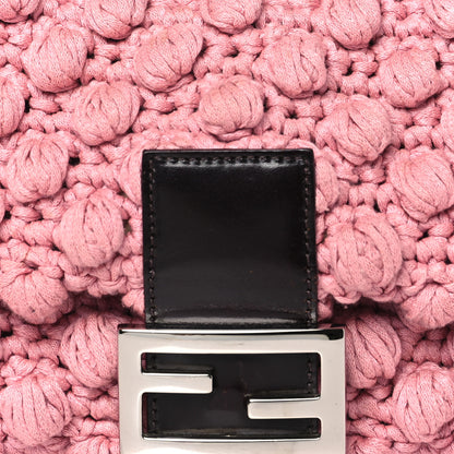 Fendi Woven Knit Baguette Pink 7 of 13