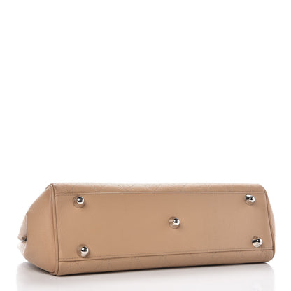 Christian Dior Calfskin Cannage Shoulder Bag Camel 10 of 14