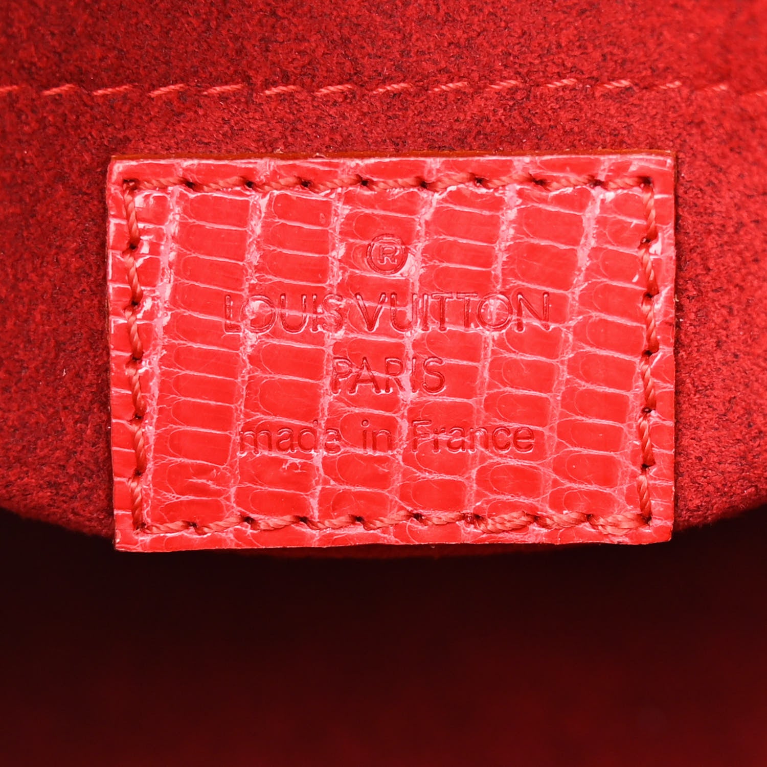 Louis Vuitton Lizard Monogram Cerises Neo Deauville 6 of 10