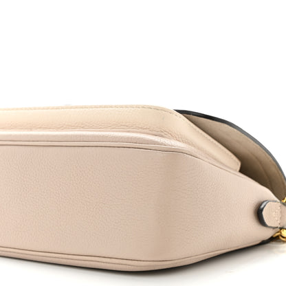 Louis Vuitton Grained Calfskin Lockme Tender Greige 9 of 12