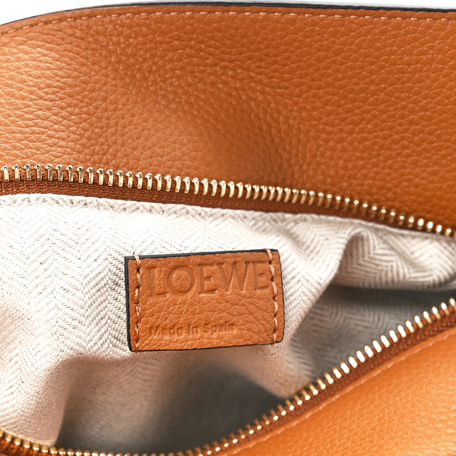 Loewe Grained Calfskin Small Puzzle Bag Tan 13 of 23