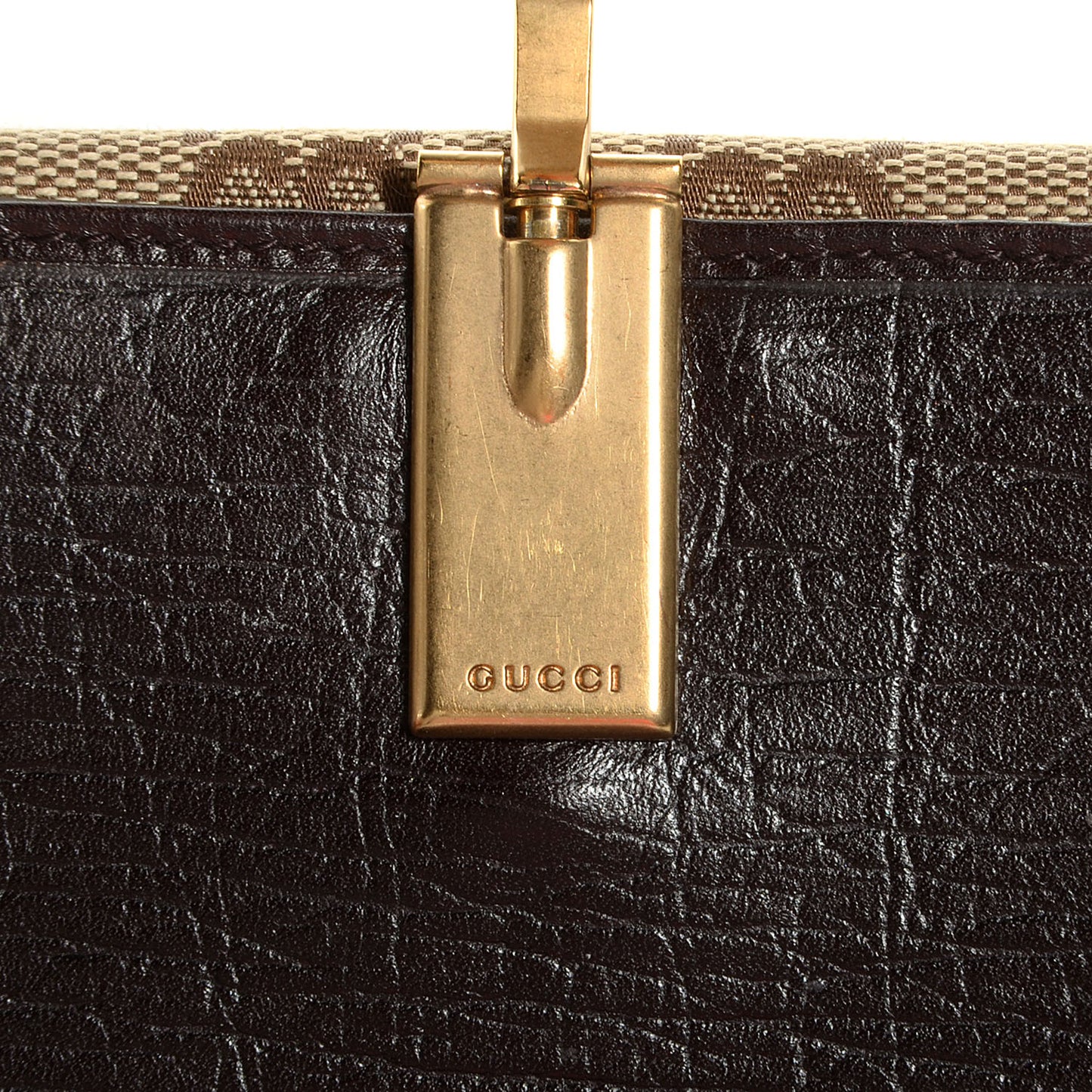 Monogram Horsebit Continental Wallet Dark Brown