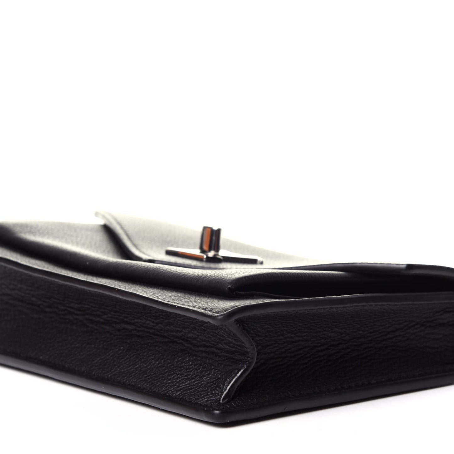 Soft Calfskin My Lockme Chain Pochette Black