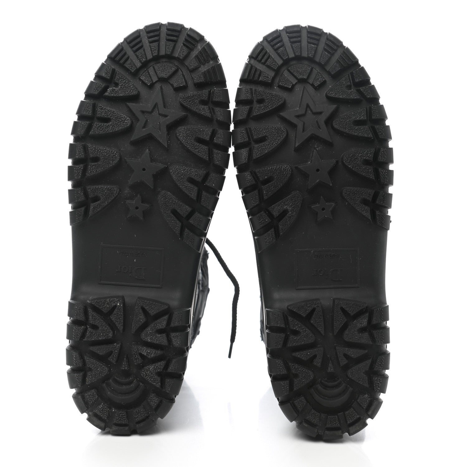 Christian Dior Rubber Nylon D-Venture 40 Boots Black 5 of 8