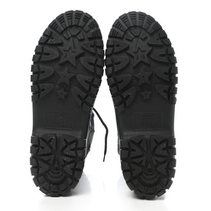 Christian Dior Rubber Nylon D-Venture 40 Boots Black 5 of 8