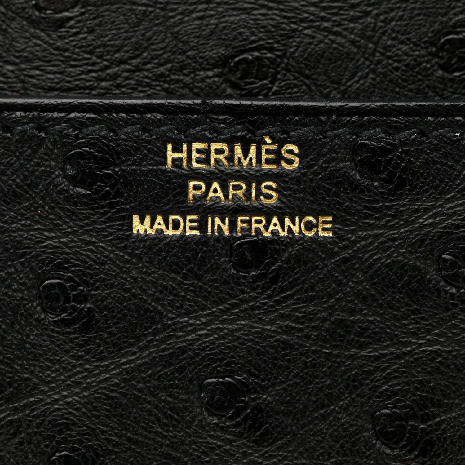 Hermes Ostrich Constance Long Wallet To Go Black 6 of 8