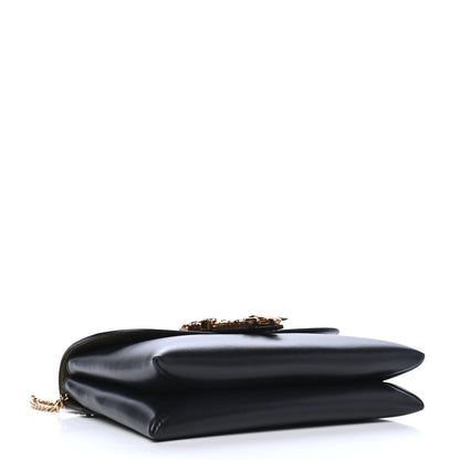 Versace Vitello Virtus Chain Clutch Black Khaki 3 of 4