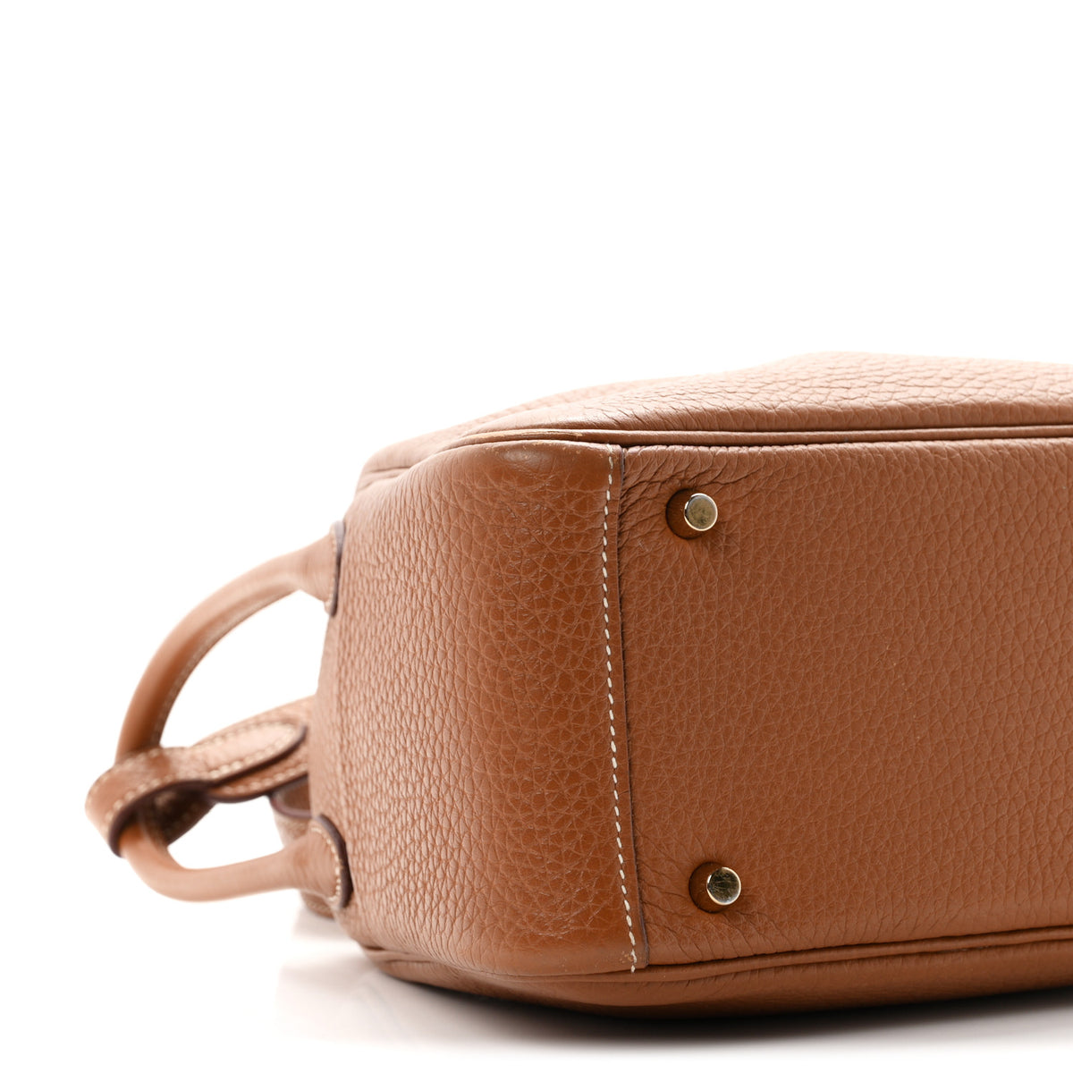 Hermes Taurillon Clemence Mini Lindy 20 Gold 9 of 13
