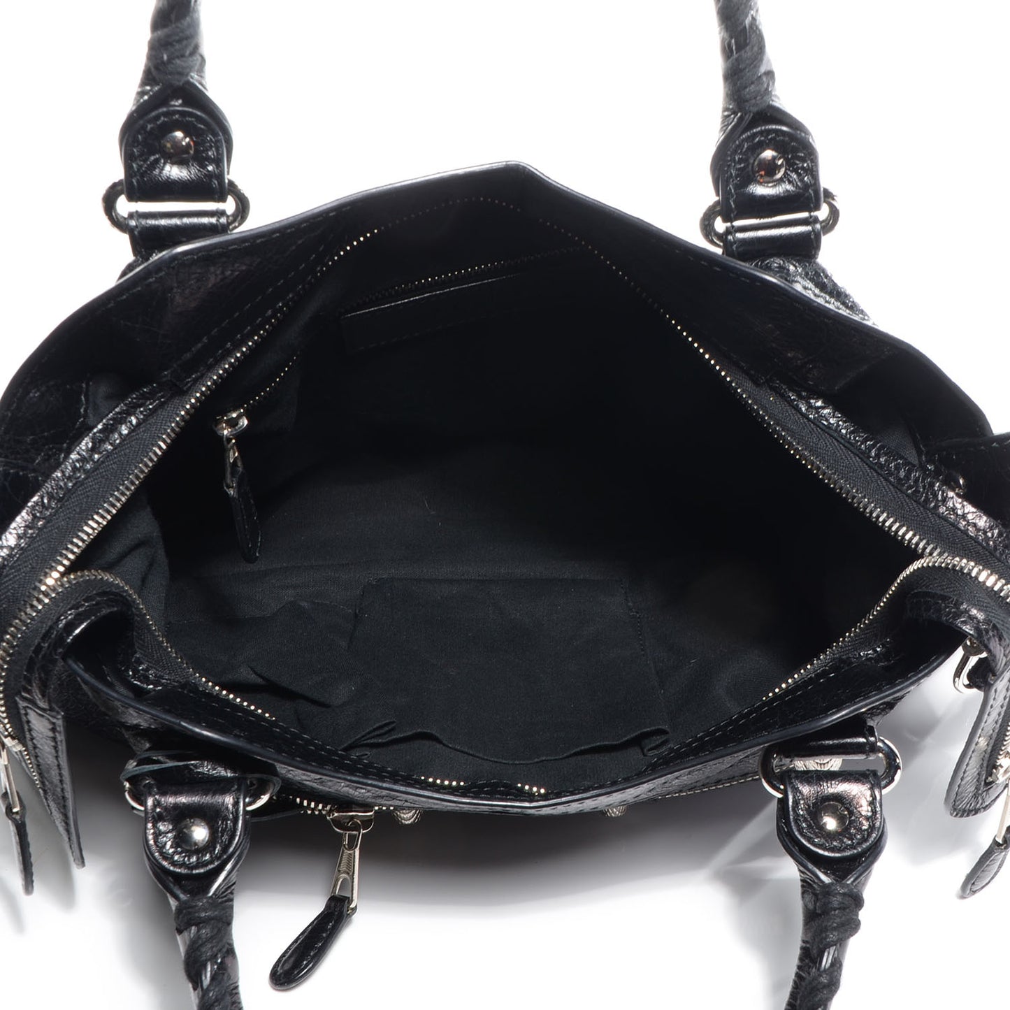 Agneau Giant 12 Silver Hardware Town Black