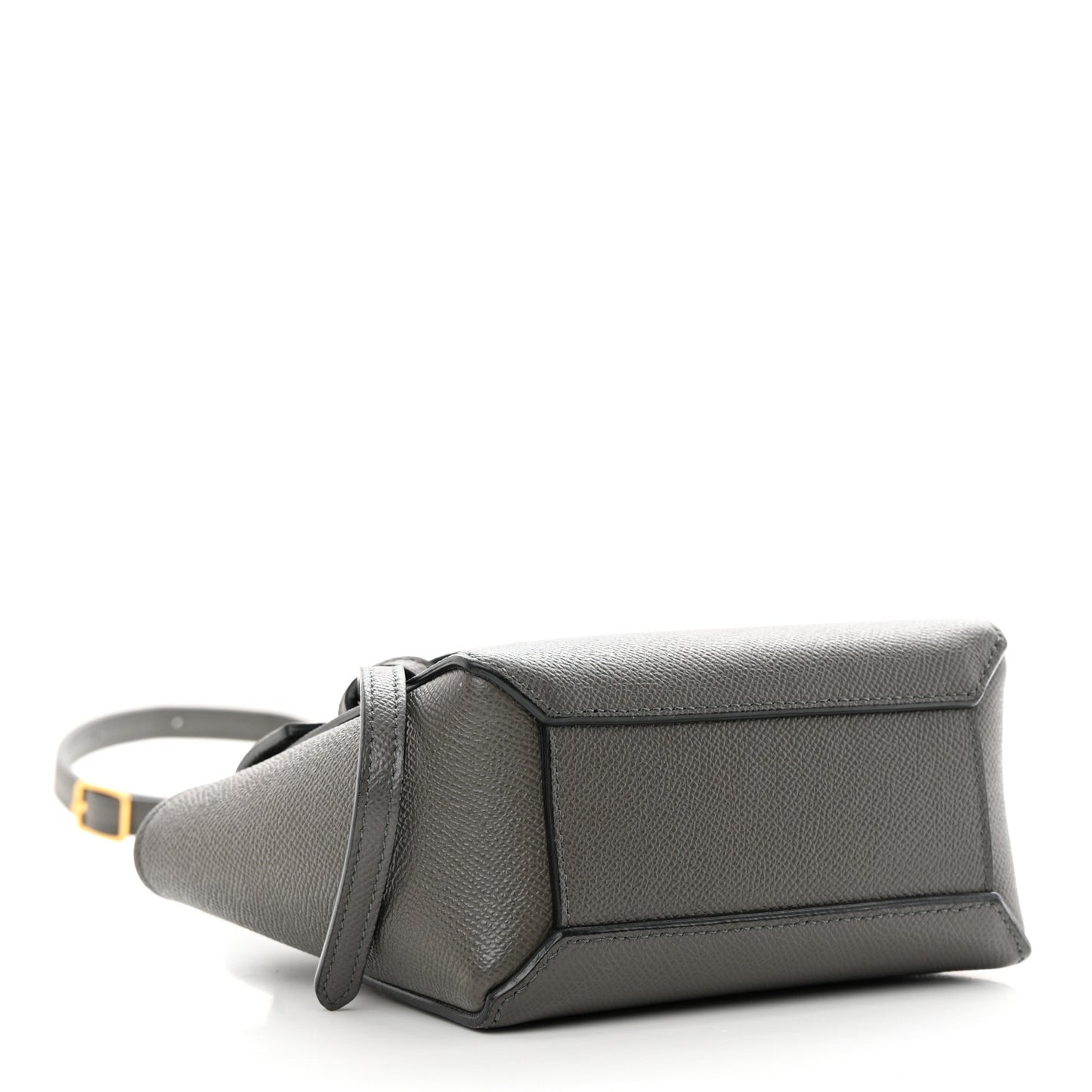 Grained Calfskin Pico Belt Bag Grey