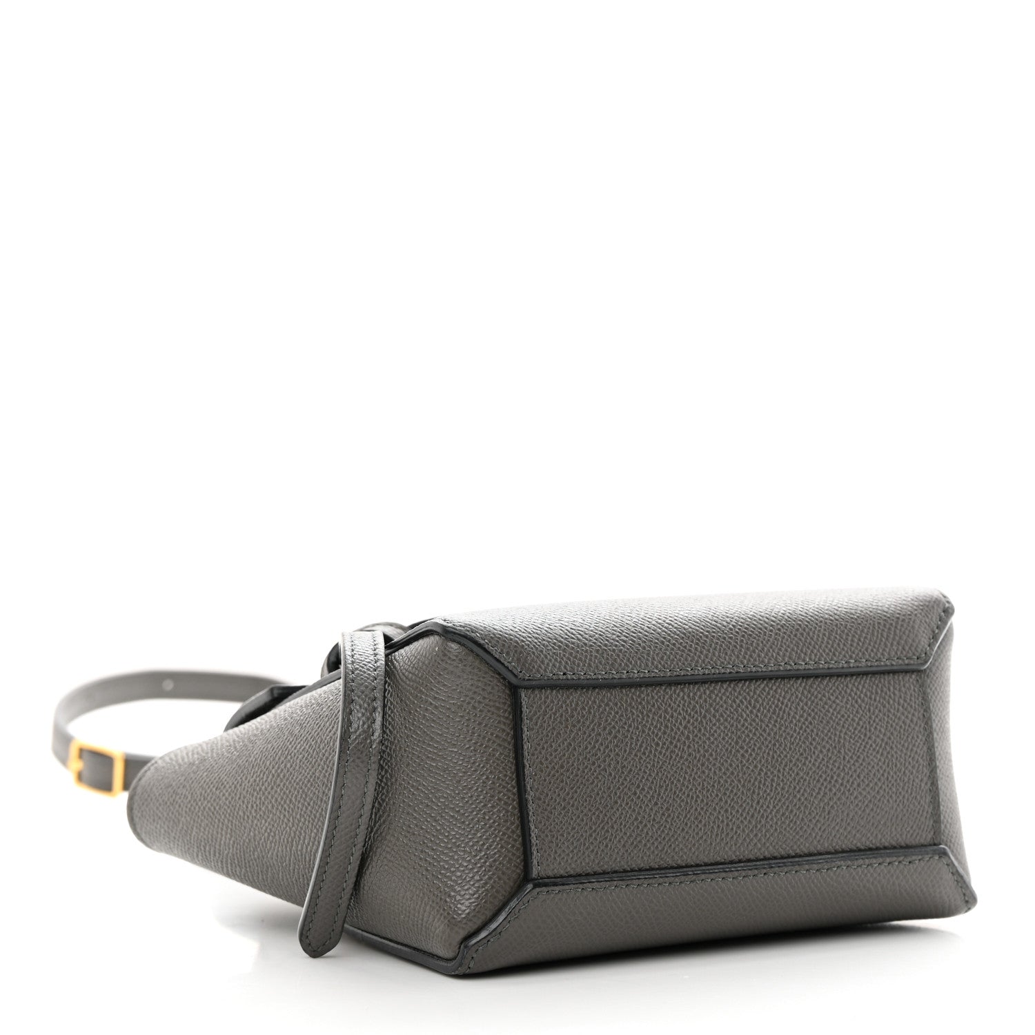 Celine Grained Calfskin Pico Belt Bag Grey 4 of 16
