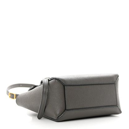 Celine Grained Calfskin Pico Belt Bag Grey 4 of 16
