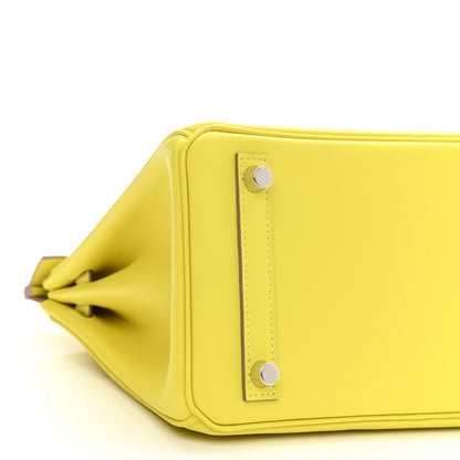 Hermes Swift Birkin 25 Lime 9 of 10