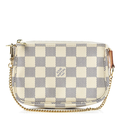 Louis Vuitton Damier Azur Mini Pochette Accessories 1 of 9