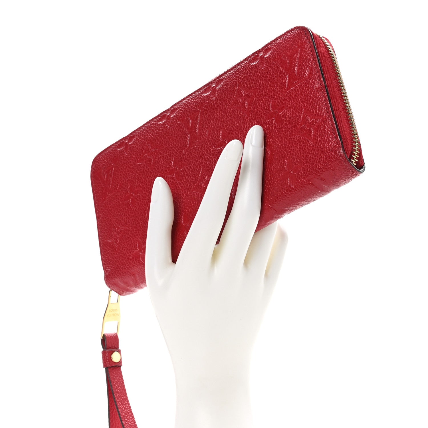 Louis Vuitton Empreinte Zippy Wallet Scarlet 2 of 9