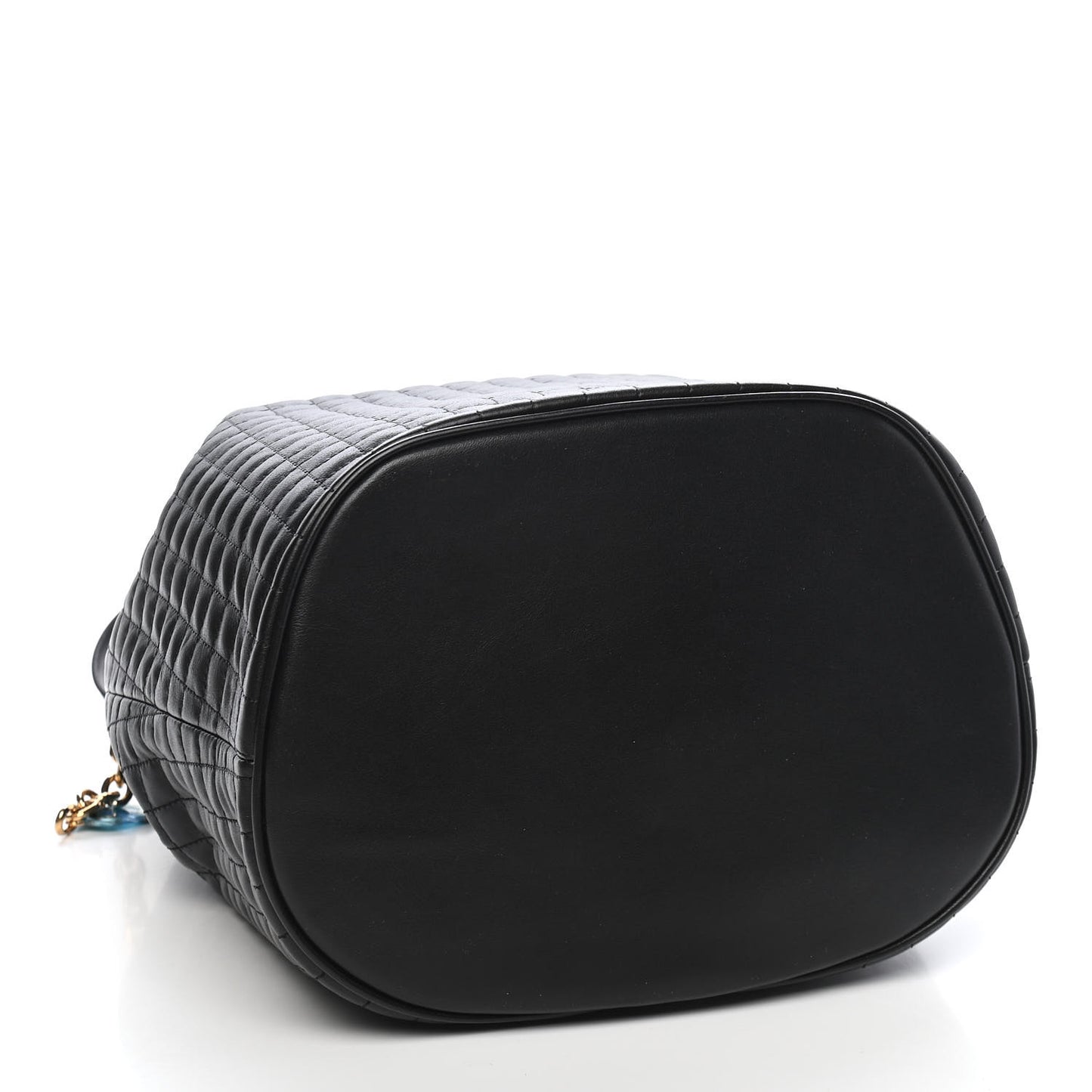 Calfskin Quilted Small C Backpack Black