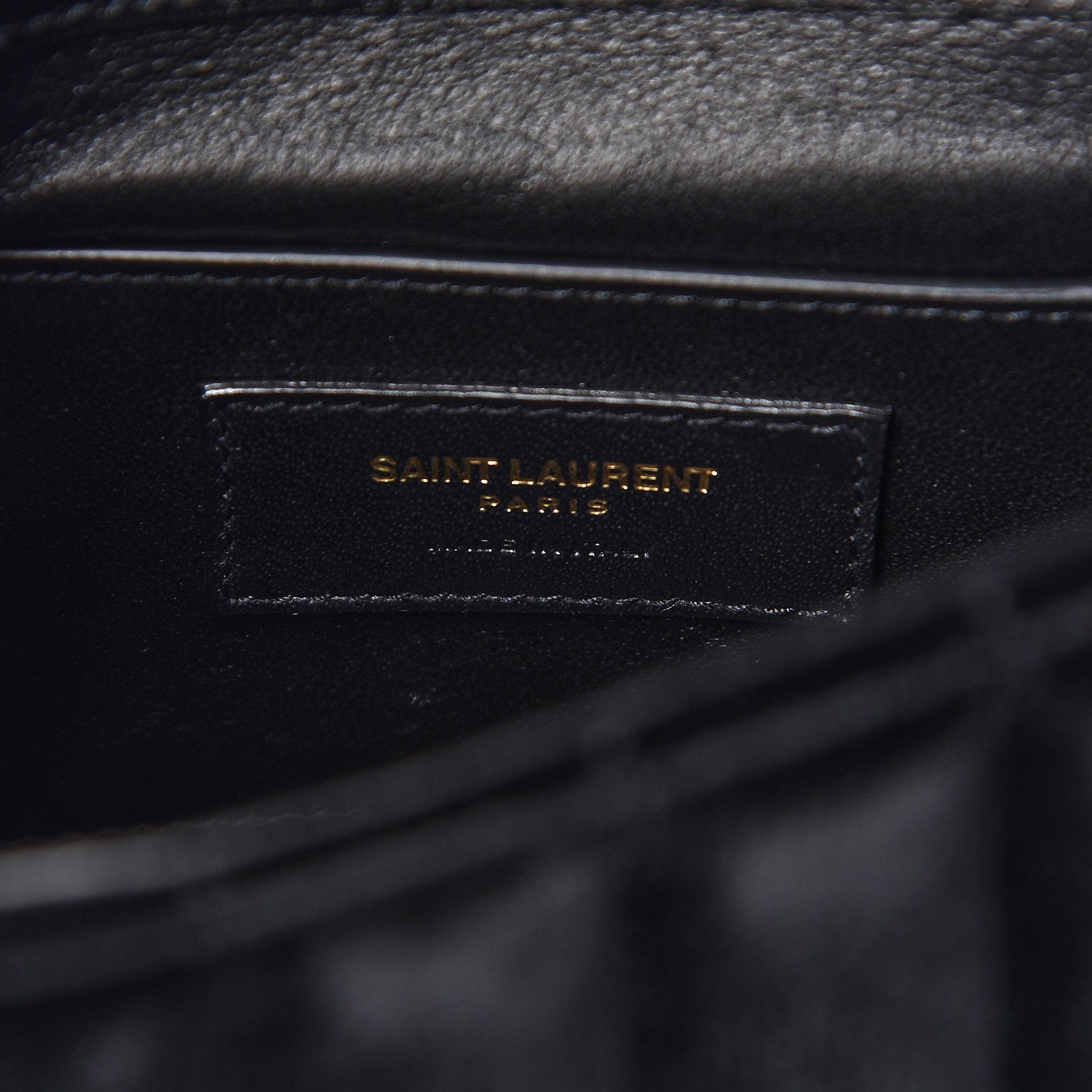 Saint Laurent Velvet Matelasse Small Vicky Chain Bag Black 6 of 12