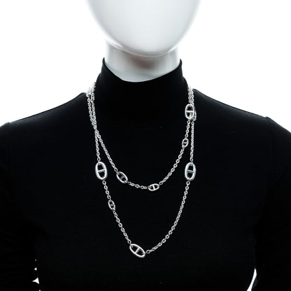 Hermes Sterling Silver Farandole Necklace 120 2 of 6