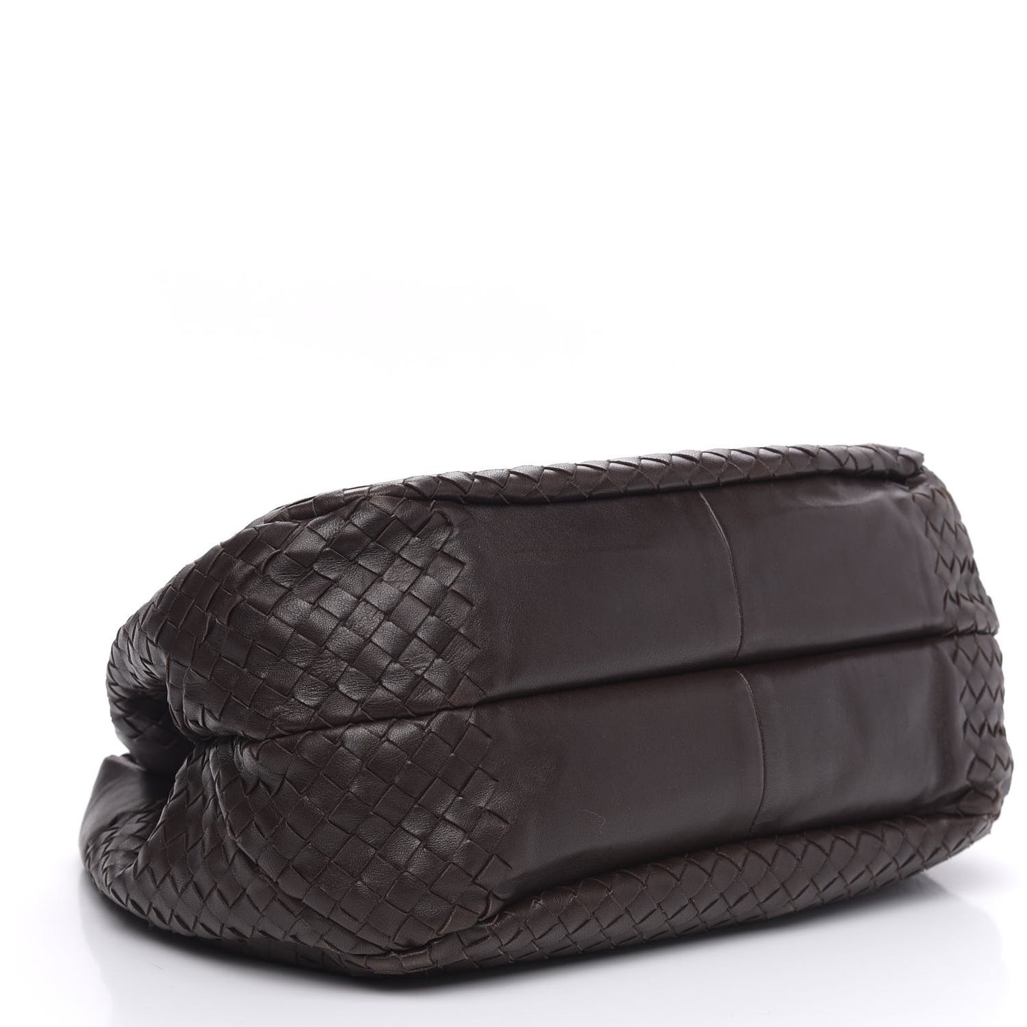 Nappa Intrecciato Medium Campana Ebano