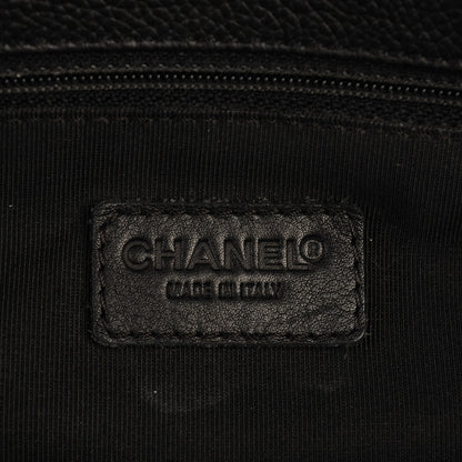 Chanel Calfskin Tall Cerf Tote Black 6 of 8
