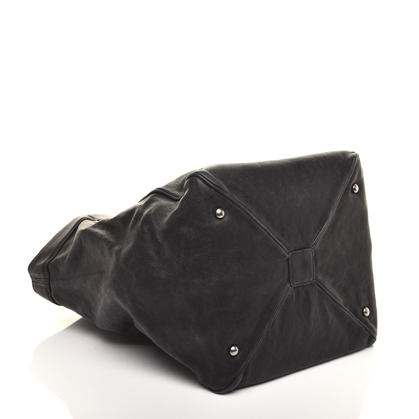 Distressed Caviar Outdoor Ligne Tote Black