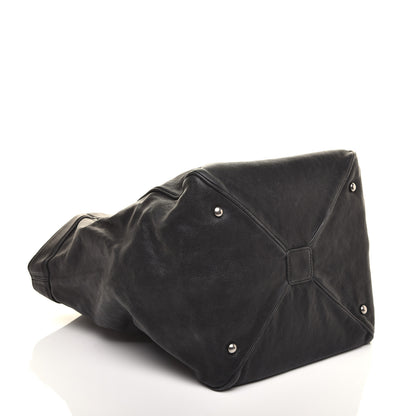 Chanel Distressed Caviar Outdoor Ligne Tote Black 4 of 9