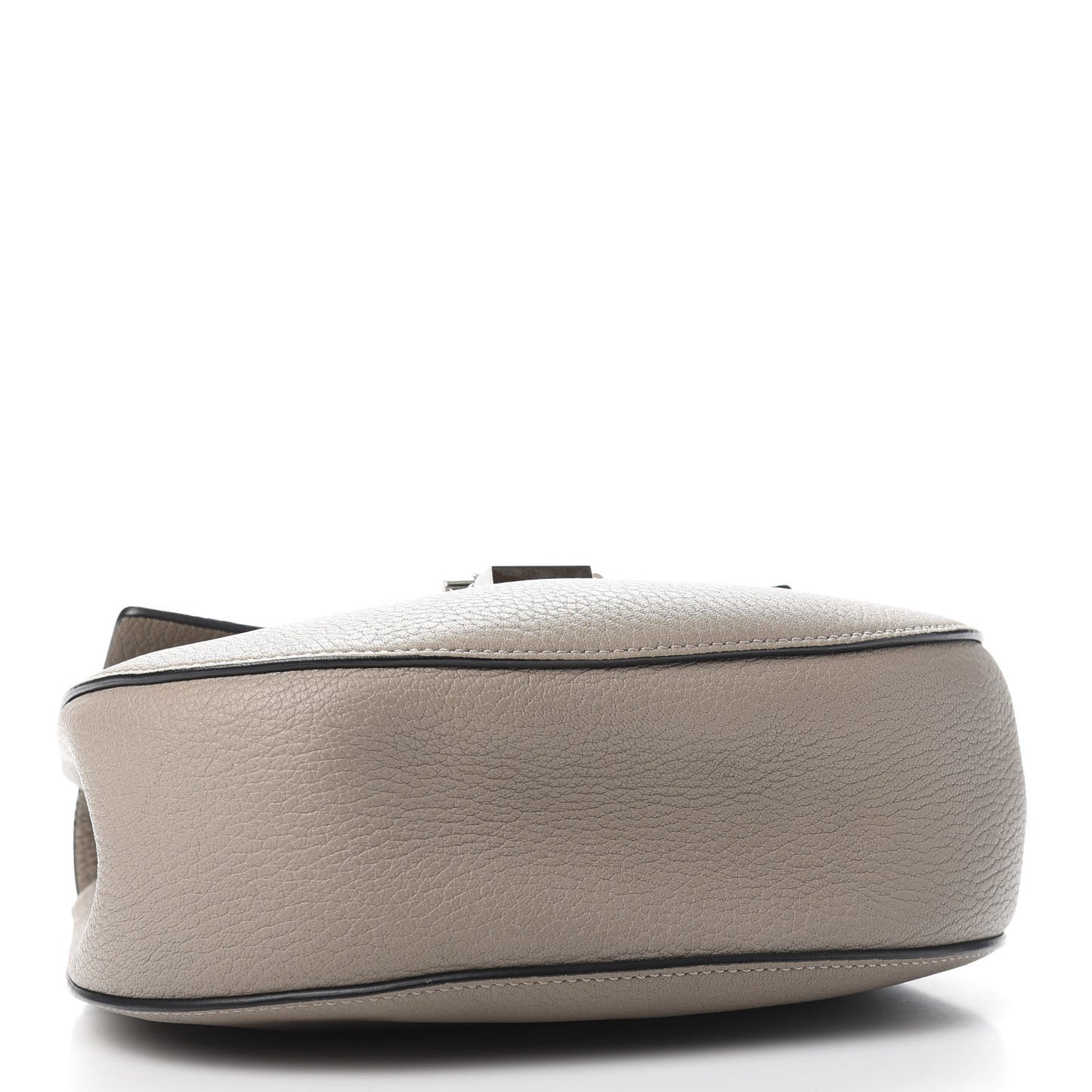 Grained Lambskin Drew Shoulder Bag Motty Grey