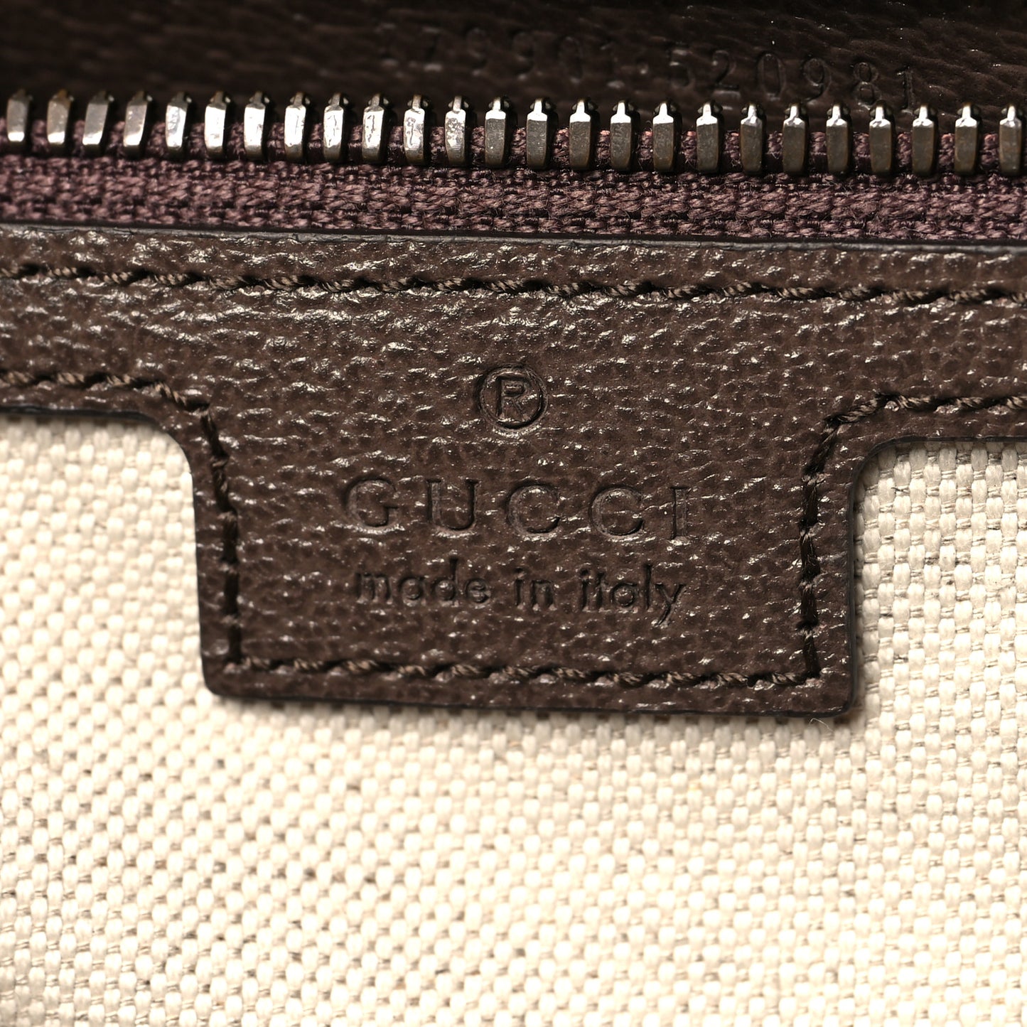 GG Supreme Monogram Ophidia Backpack Beige Ebony Brown