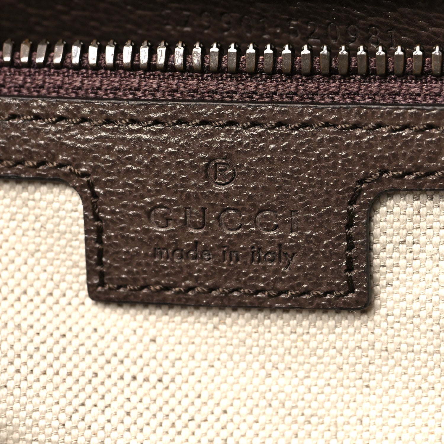 Gucci GG Supreme Monogram Ophidia Backpack Beige Ebony Brown 6 of 11