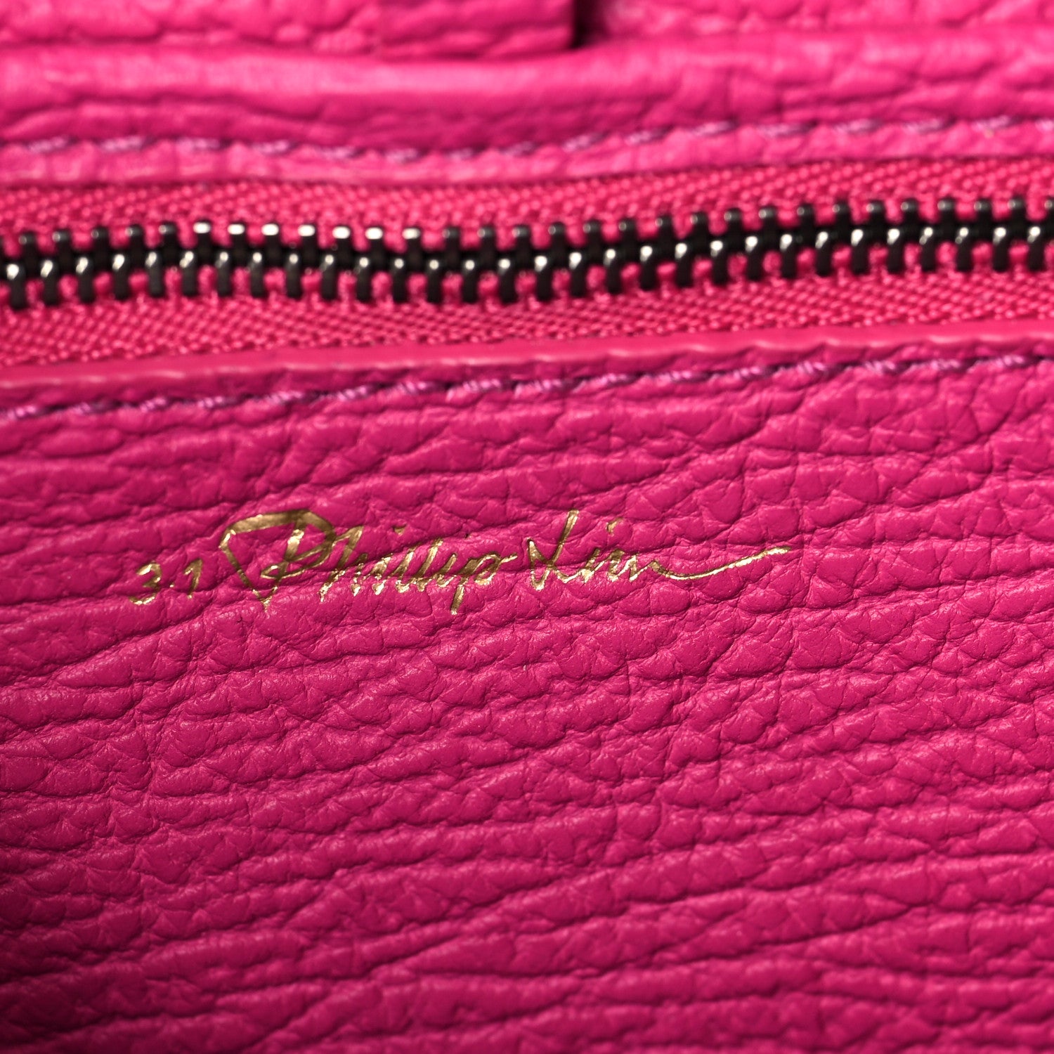 3.1 Phillip Lim Textured Calfskin Mini Pashli Satchel Bright Fuchsia 5 of 8