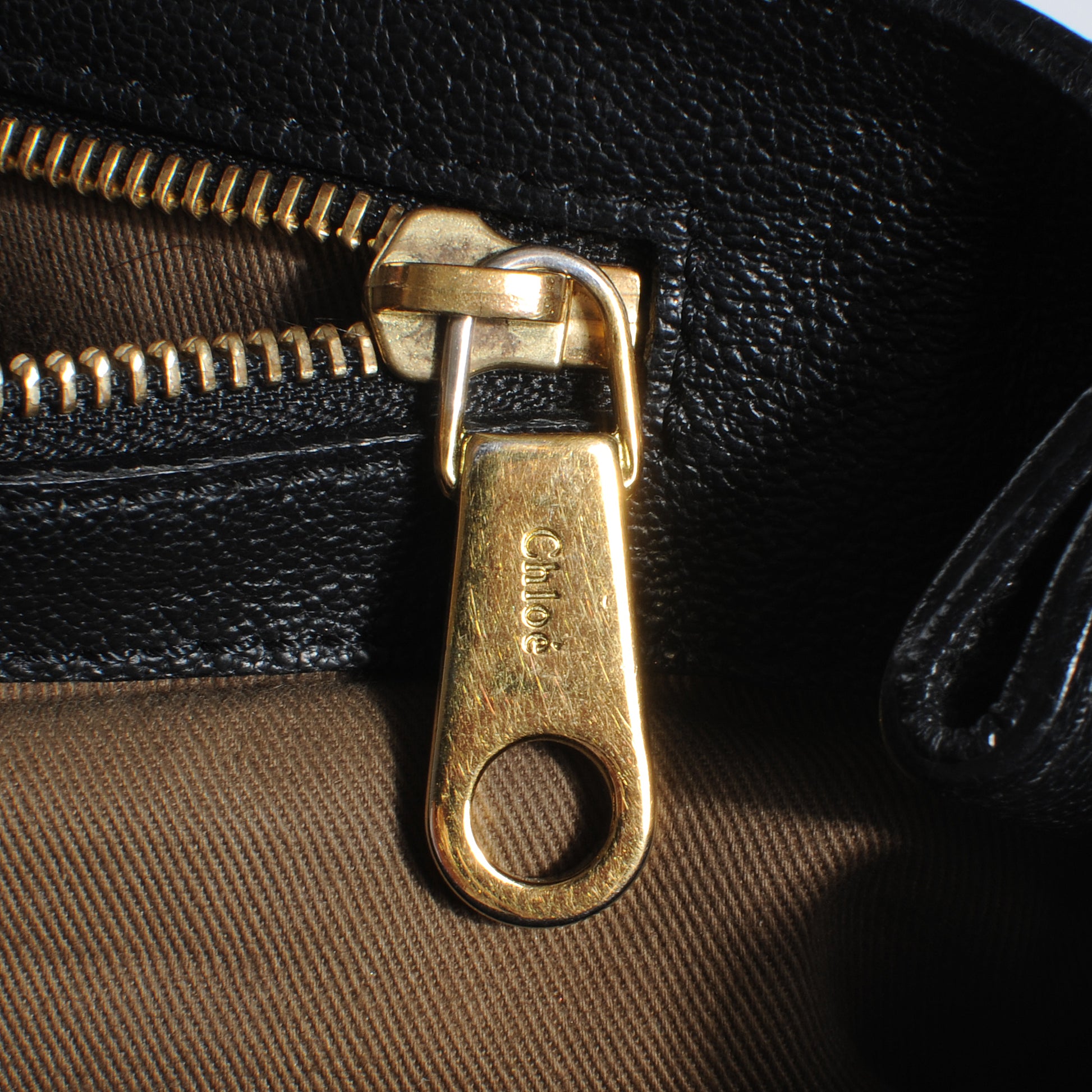 Chloe Calfskin Elsie Satchel Black 6 of 8