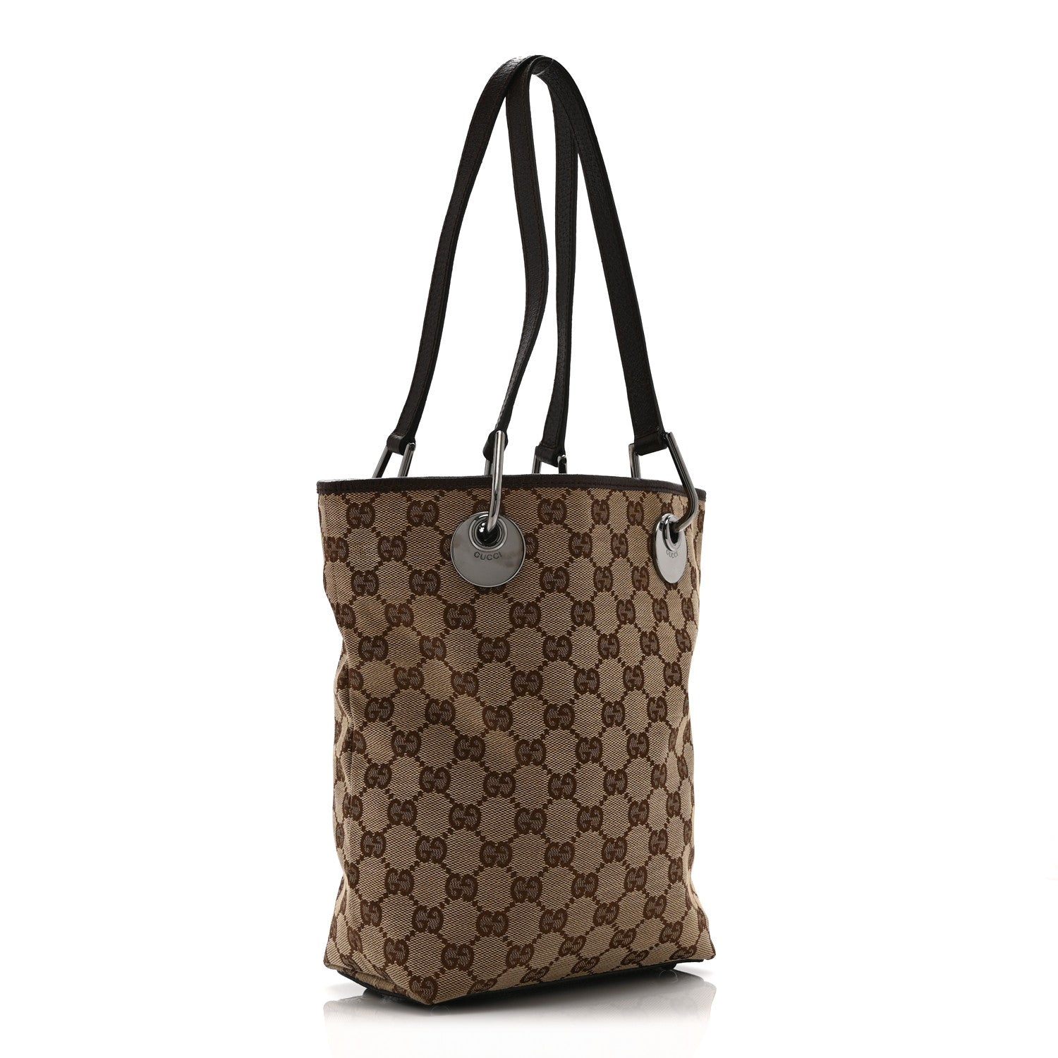 Gucci Monogram Small Eclipse Tote Brown 3 of 10