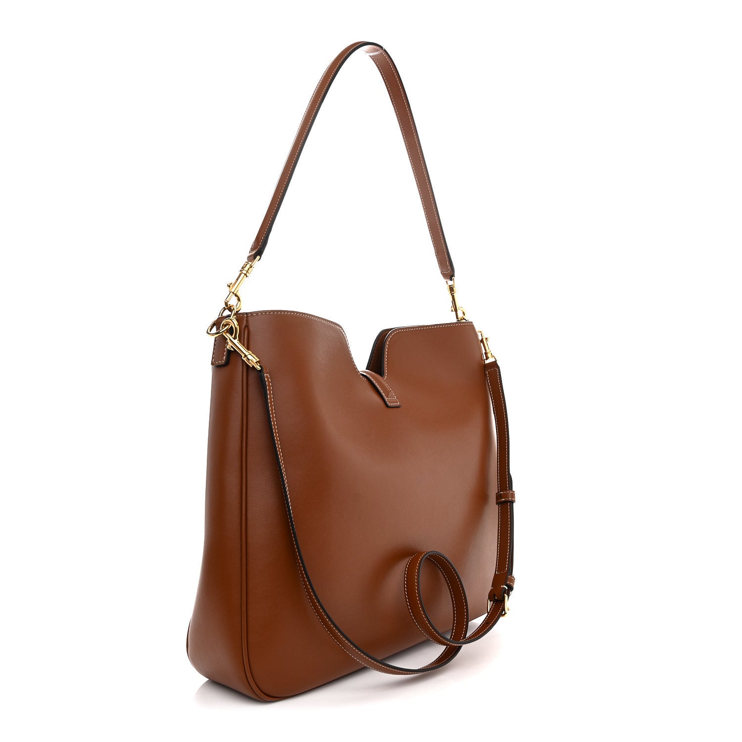 Celine Smooth Calfskin Medium Camille 16 Soft Bag Tan 3 of 9