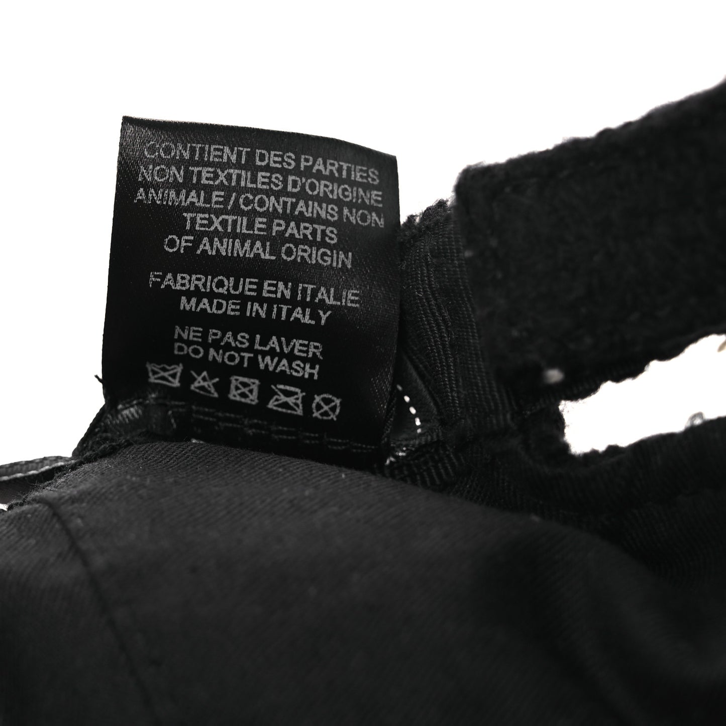 Tweed Cap Hat M Black White