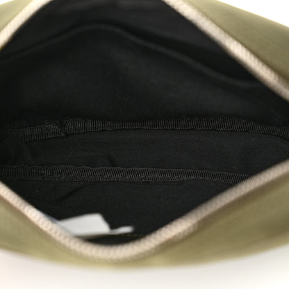 Off-White Nylon Logo Print Crossbody Bag Olive Green 5 of 11