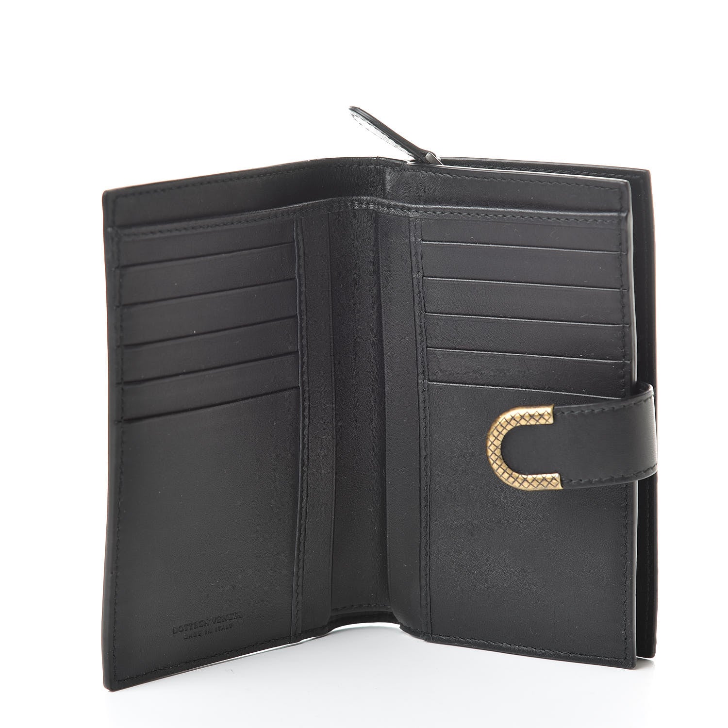 Bottega Veneta Nappa Continental Wallet Black 5 of 9