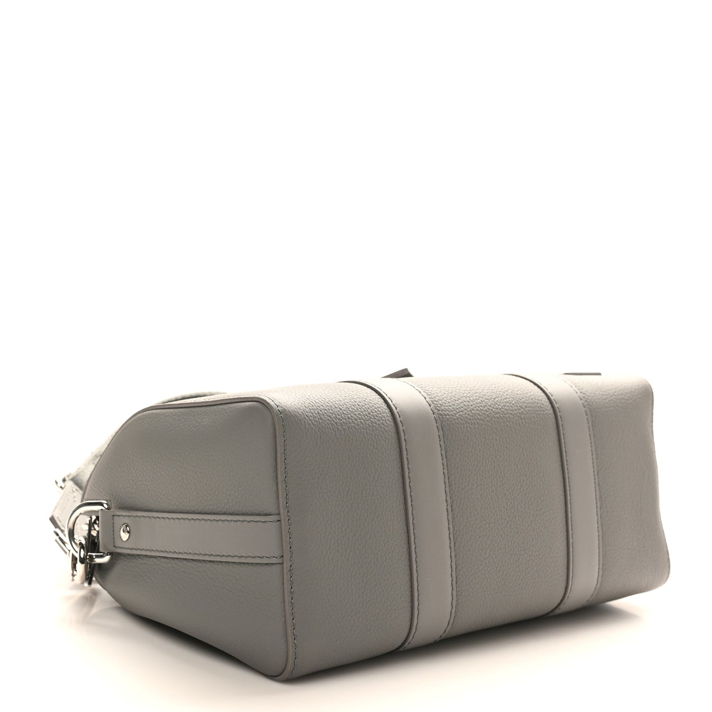 Grained Calfskin Aerogram City Keepall Gris