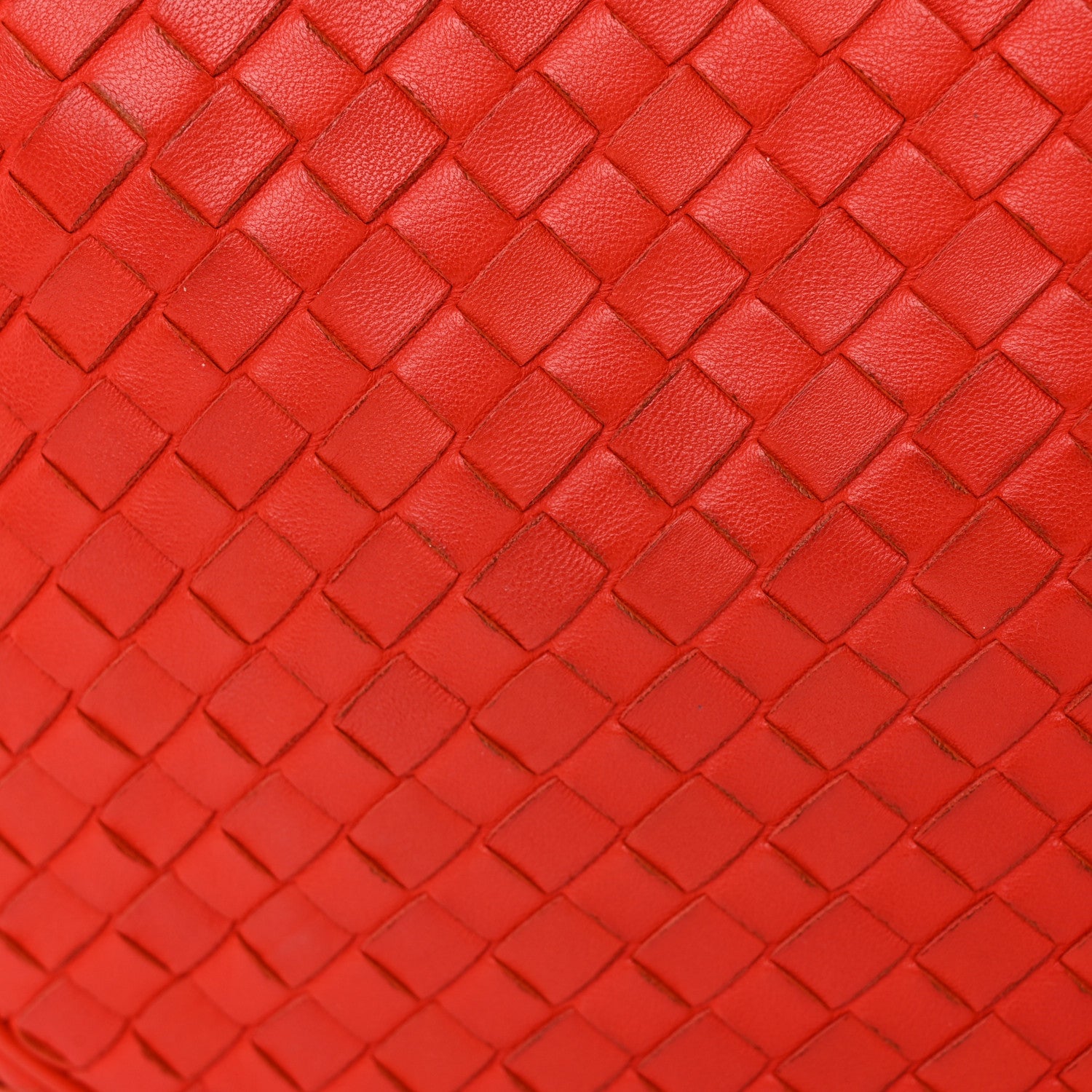 Bottega Veneta Nappa Intrecciato Crossbody Flap Bag Red 16 of 18