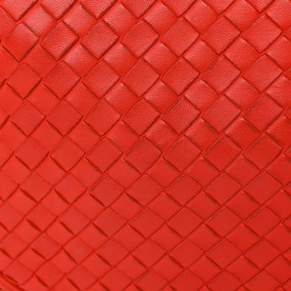 Bottega Veneta Nappa Intrecciato Crossbody Flap Bag Red 16 of 18