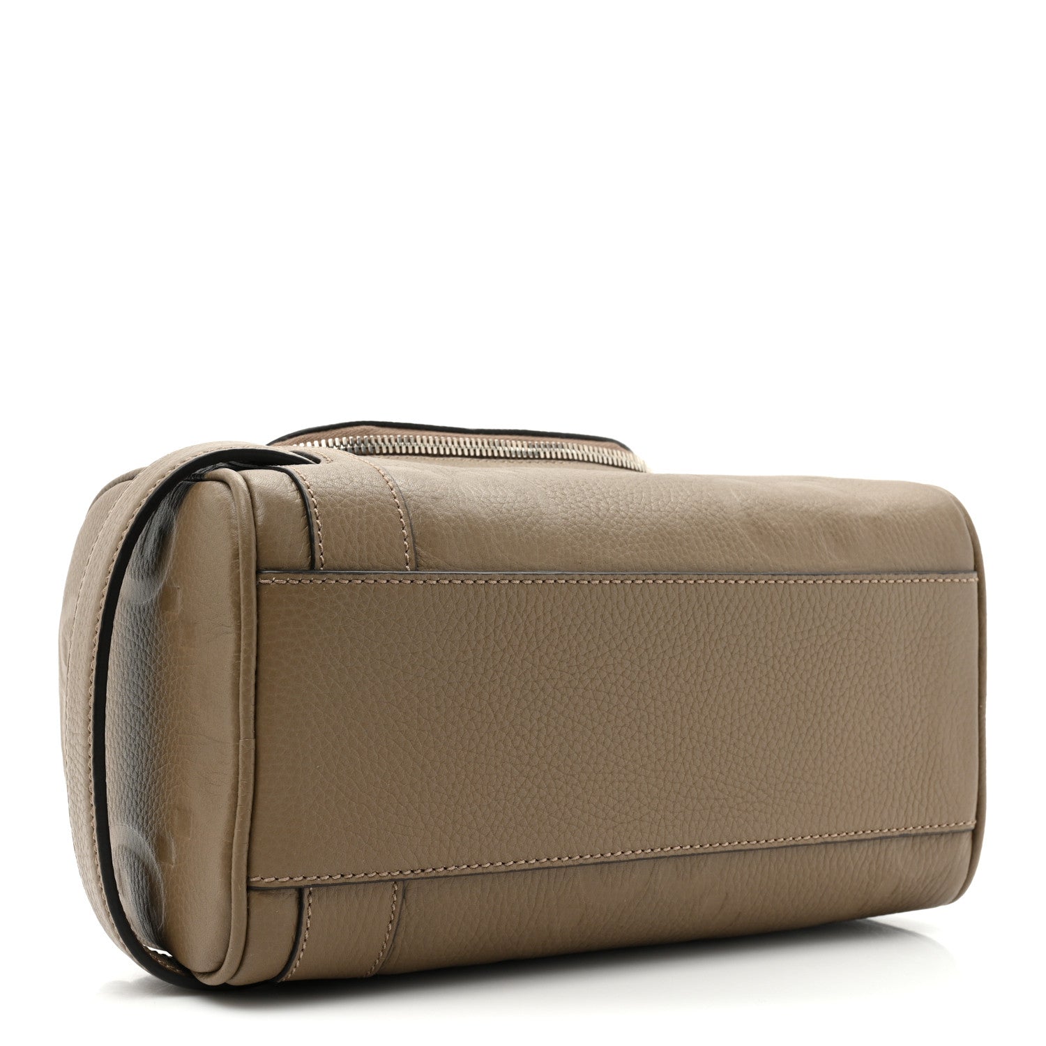 Gucci Piuma Calfskin Jumbo GG Embossed Small Toiletry Case Good Taupe 4 of 9