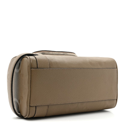 Gucci Piuma Calfskin Jumbo GG Embossed Small Toiletry Case Good Taupe 4 of 9