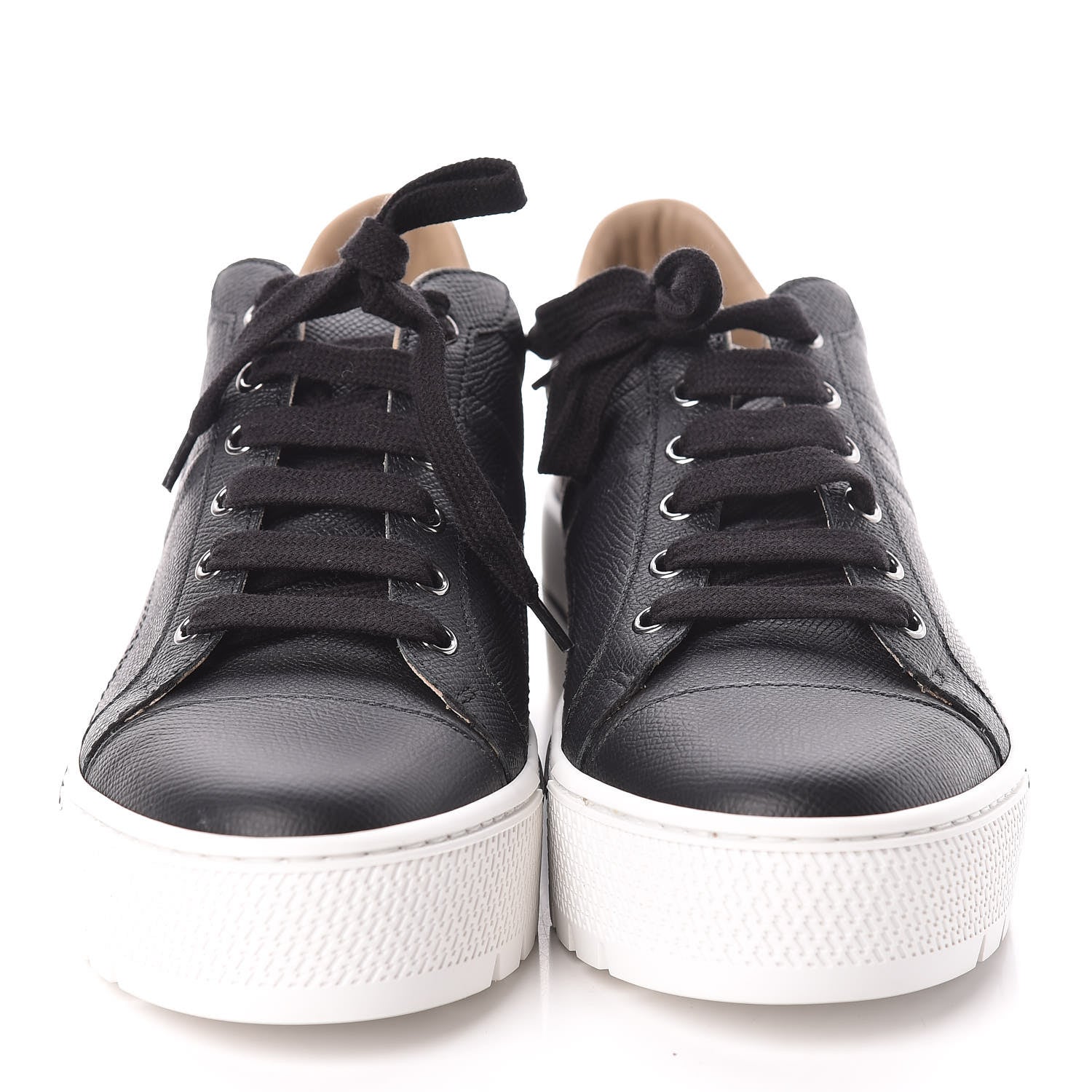 Hermes Epsom Womens Voltage Sneakers 39.5 Black 2 of 7
