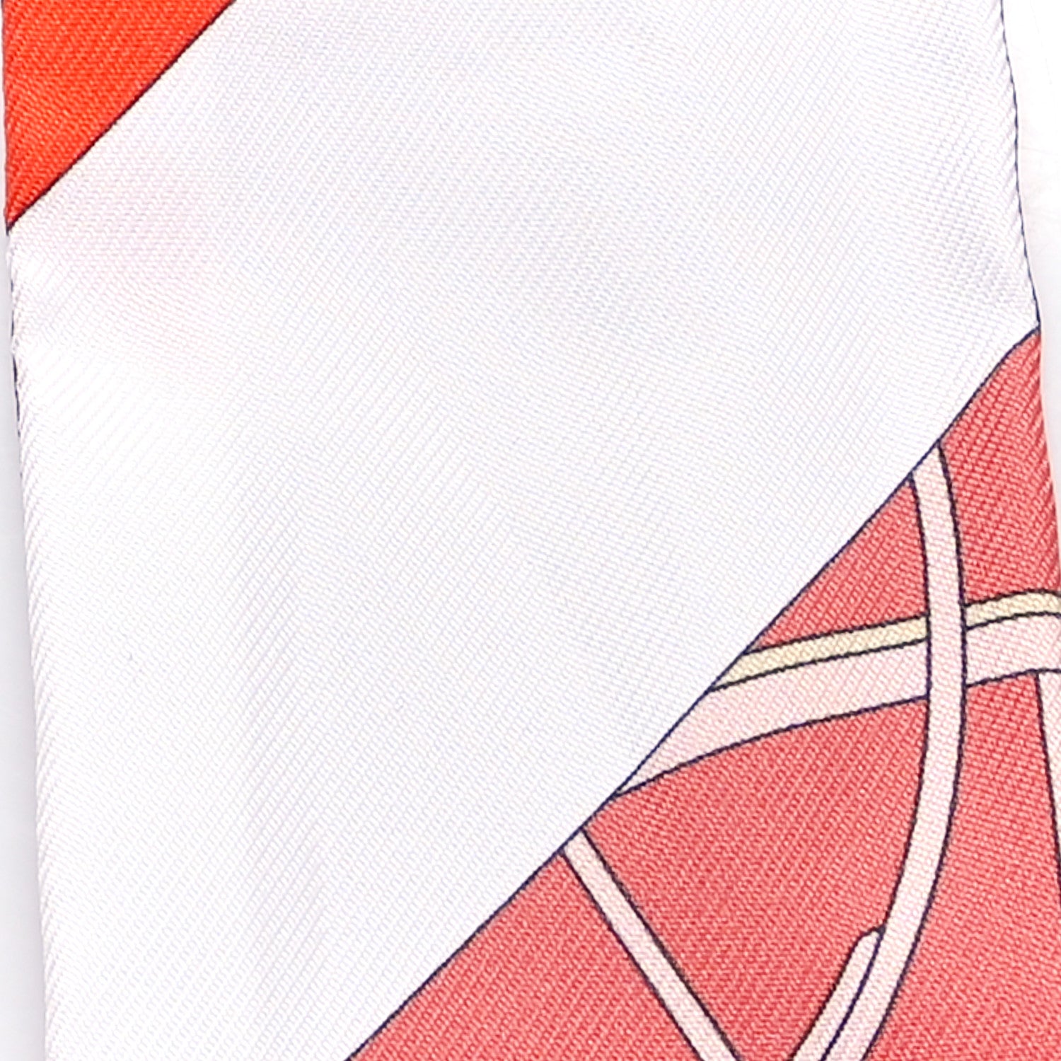 Hermes Silk Springs Springs Twilly Orange Bois de Rose 4 of 4