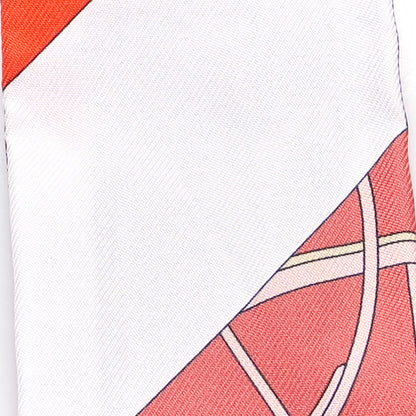 Hermes Silk Springs Springs Twilly Orange Bois de Rose 4 of 4