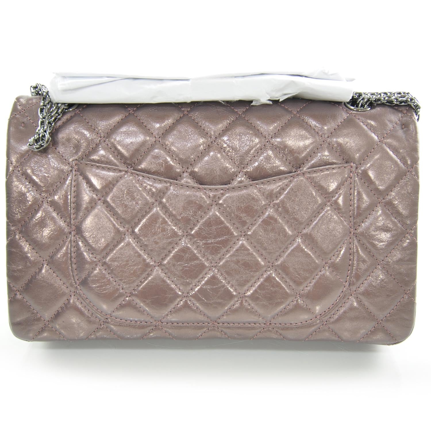 Chanel Leather 2.55 Reissue 227 Flap Rose Fonce 4 of 11