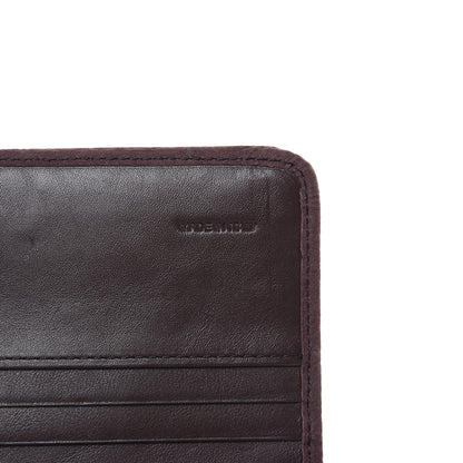 Burberry Luggage Suede Penrose Continental Wallet Dark Heather 6 of 10