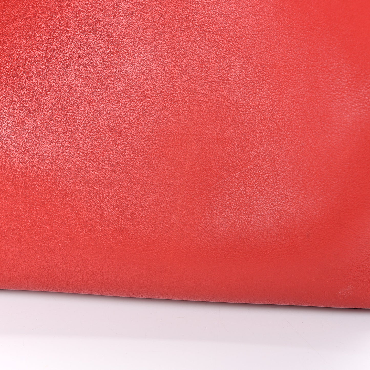 Lambskin Small Soft Cube Satchel Bright Red