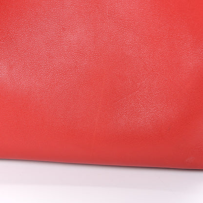 Celine Lambskin Small Soft Cube Satchel Bright Red 15 of 15