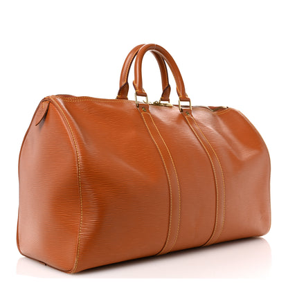 Louis Vuitton Epi Keepall 45 Cipango 2 of 13